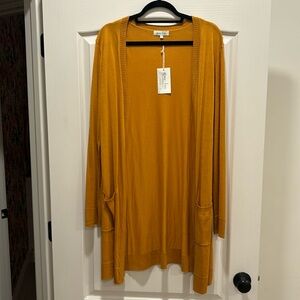 Grace & Lace Mustard Cardigan